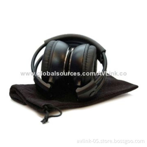 Comfortable Wearing Wireless Noise-canceling Headset for Flights with Stereo Plug Adapter